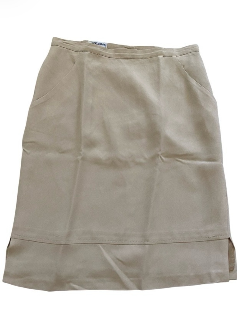 Giorgio Armani Classic Pencil Skirt size 10, lining, zipper in back, pockets